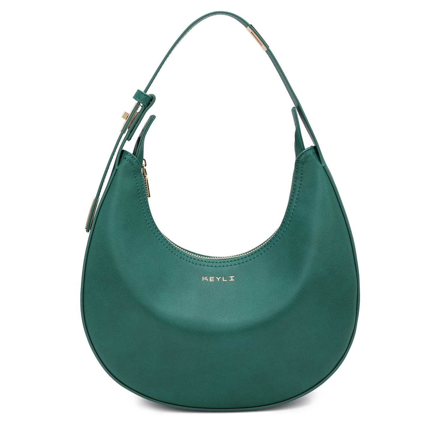 Keyli Shoulder Bag Stylish Casual Clutch Purses for Women 3 Ways Adjust Strap Hobo Handbags with Zip Closure