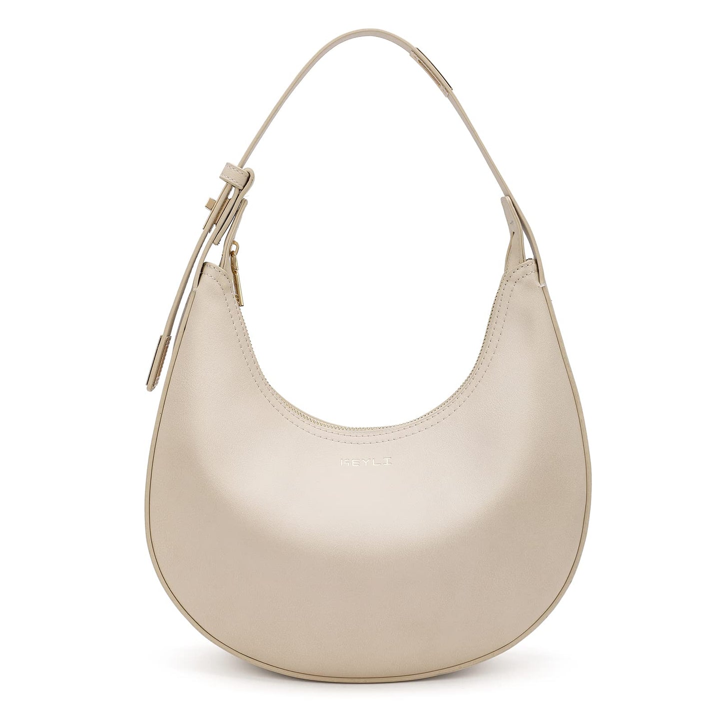 Keyli Shoulder Bag Stylish Casual Clutch Purses for Women 3 Ways Adjust Strap Hobo Handbags with Zip Closure