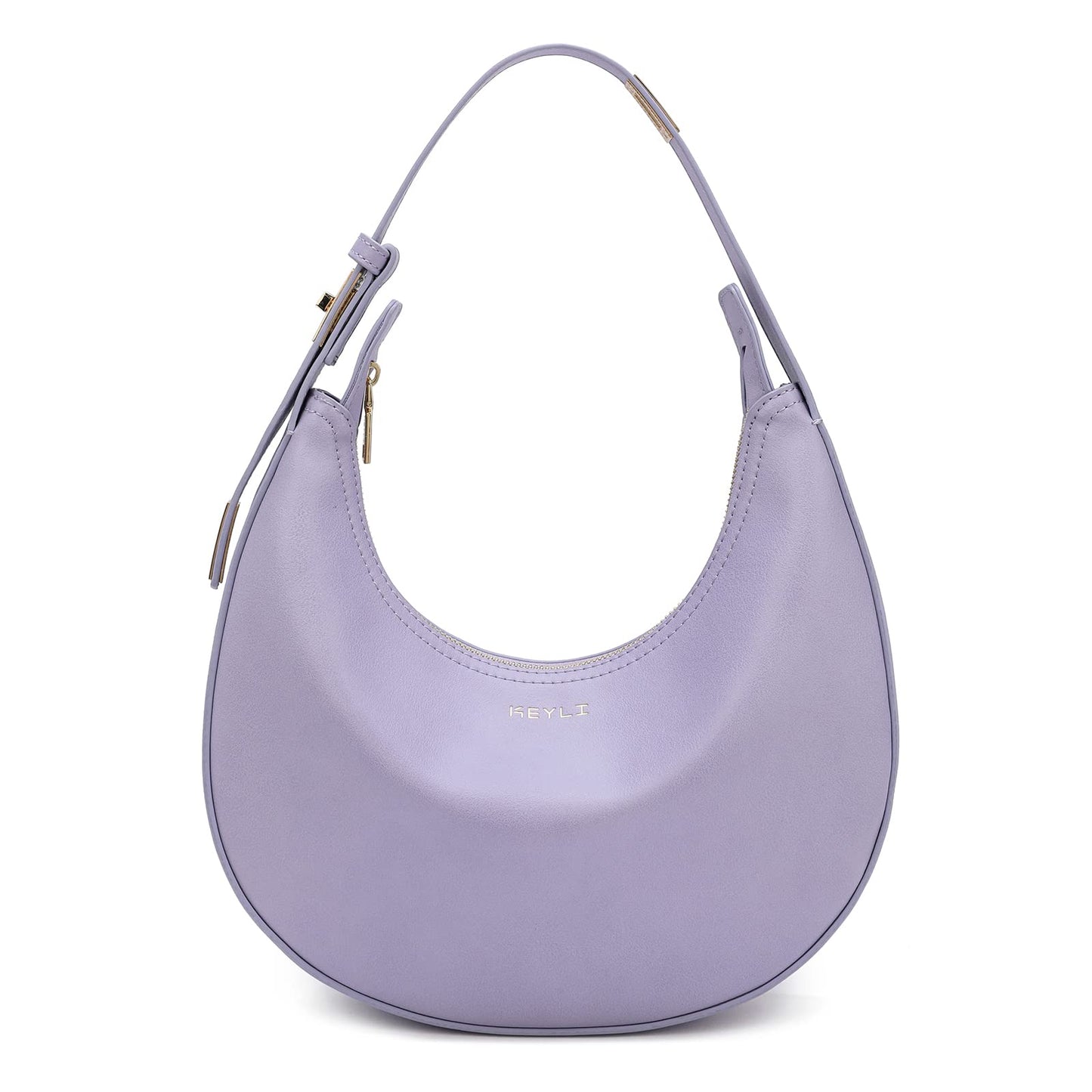 Keyli Shoulder Bag Stylish Casual Clutch Purses for Women 3 Ways Adjust Strap Hobo Handbags with Zip Closure