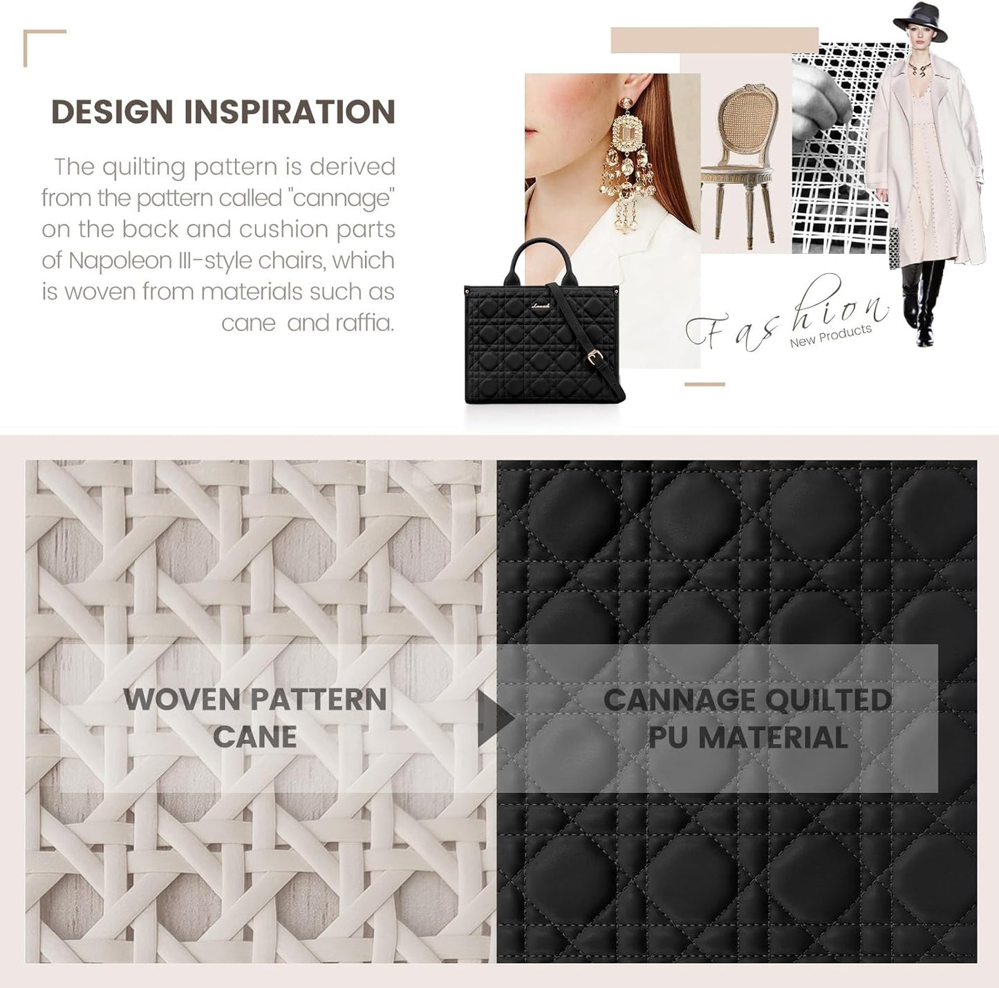 LOVEVOOK Purses and Handbags for Women, Handbags Shoulder Bags Black Purses and PU Leather Top Handles for Lady